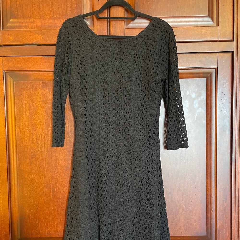 Black Lace Cynthia Rowley Medium Dress